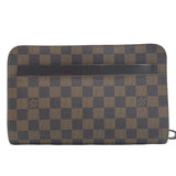 Louis Vuitton Saint Louis  Leather Clutch Bag