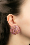 Boucles d'oreilles strassées Chanel