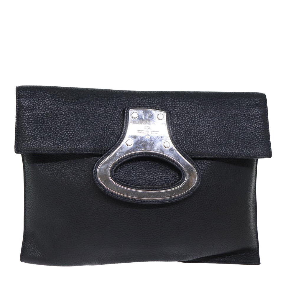 Louis Vuitton Pochette  Leather Clutch Bag