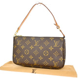 Louis Vuitton Pochette Accessoires  Canvas Clutch Bag