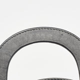 Dior Black/silver Tweed And Leather Small Diorissimo Patch Tote