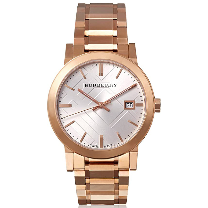 Burberry Ladies The City Rose Gold PVD Watch BU9004