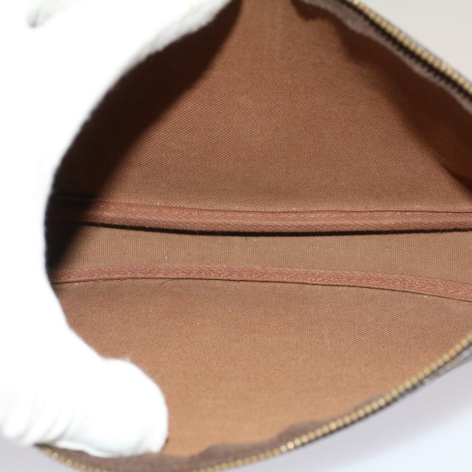 Louis Vuitton Pochette Accessoire  Canvas Clutch Bag