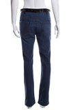 Chanel Denim Patent Leather Accent Jeans SZ 40