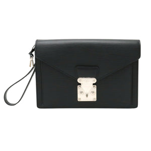 Louis Vuitton Sellier Drangonne  Leather Clutch Bag