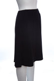 Chanel 2015 Black Chain Detail Skirt SZ 44