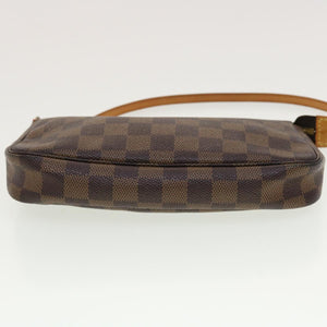 Louis Vuitton Pochette Accessoire  Canvas Clutch Bag