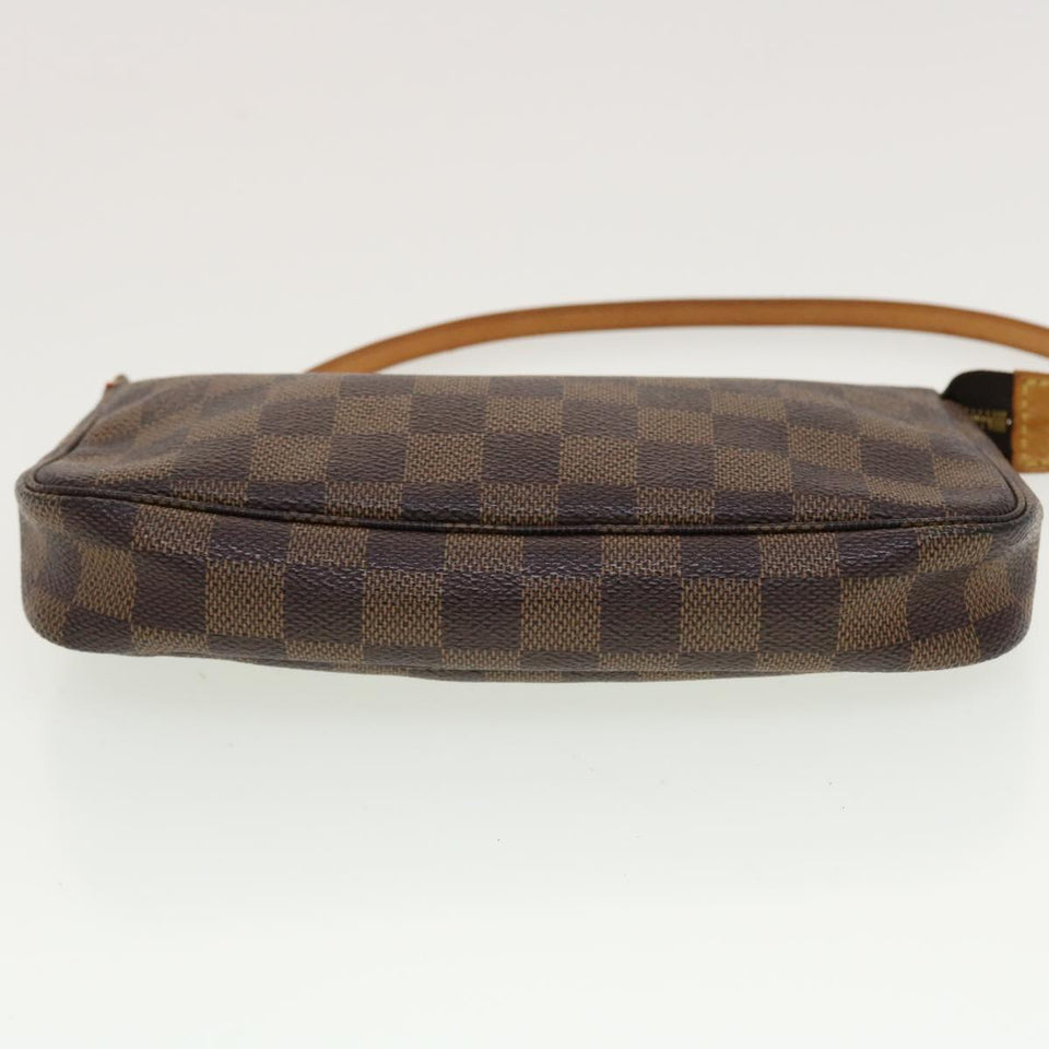 Louis Vuitton Pochette Accessoire  Canvas Clutch Bag