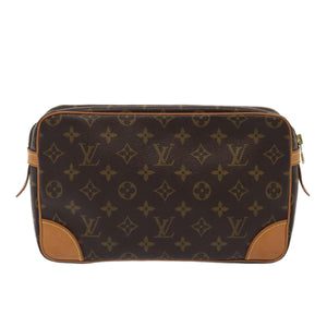 Louis Vuitton Compiegne 28  Canvas Clutch Bag