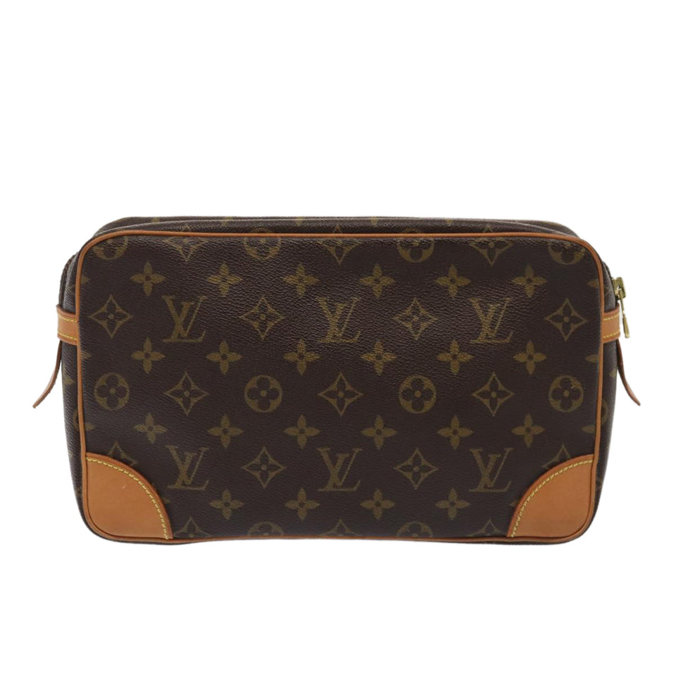 Louis Vuitton Compiegne 28  Canvas Clutch Bag