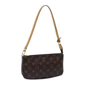 Louis Vuitton Pochette Accessoire  Canvas Clutch Bag
