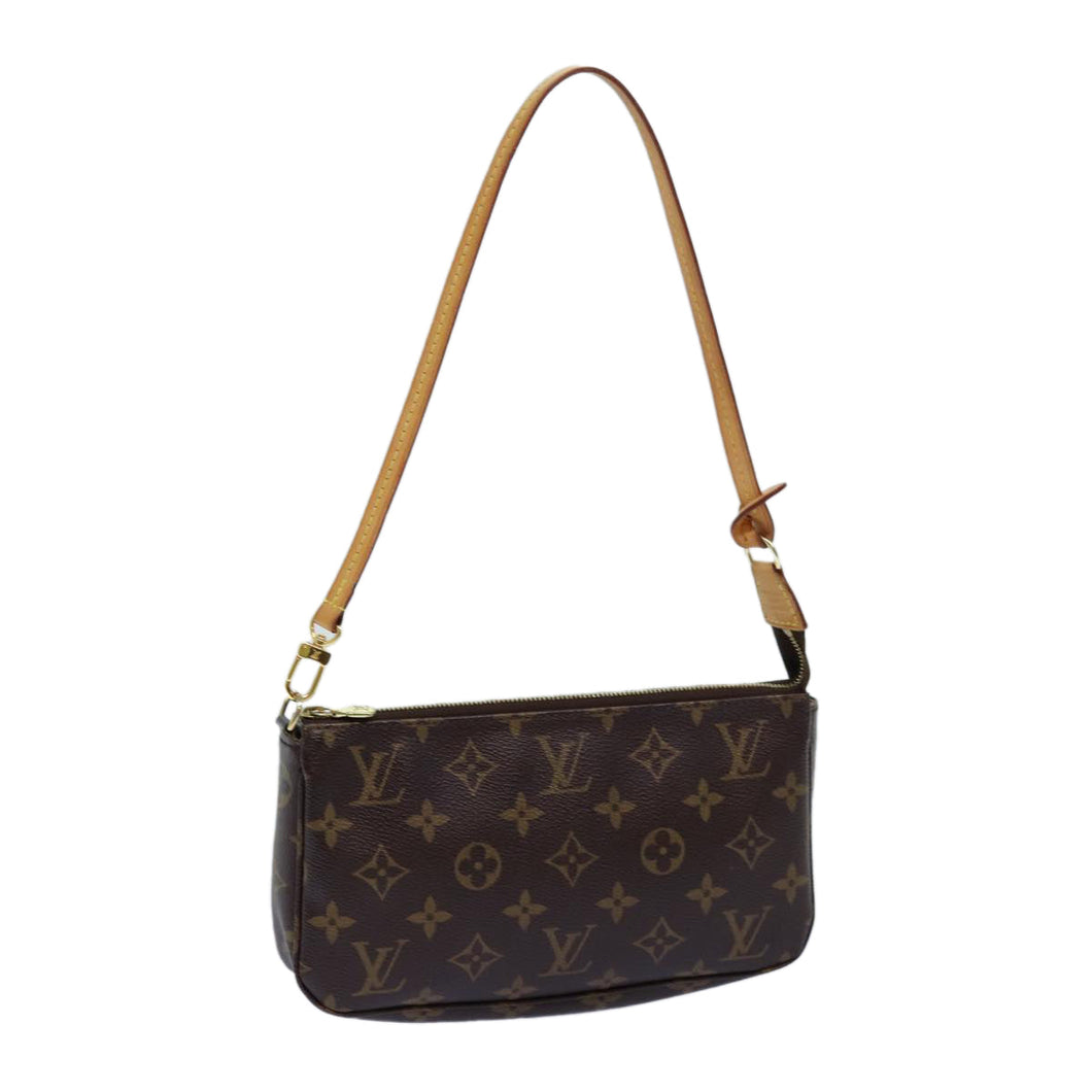 Louis Vuitton Pochette Accessoire  Canvas Clutch Bag