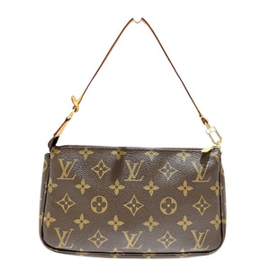 Louis Vuitton Pochette Accessoires  Canvas Clutch Bag