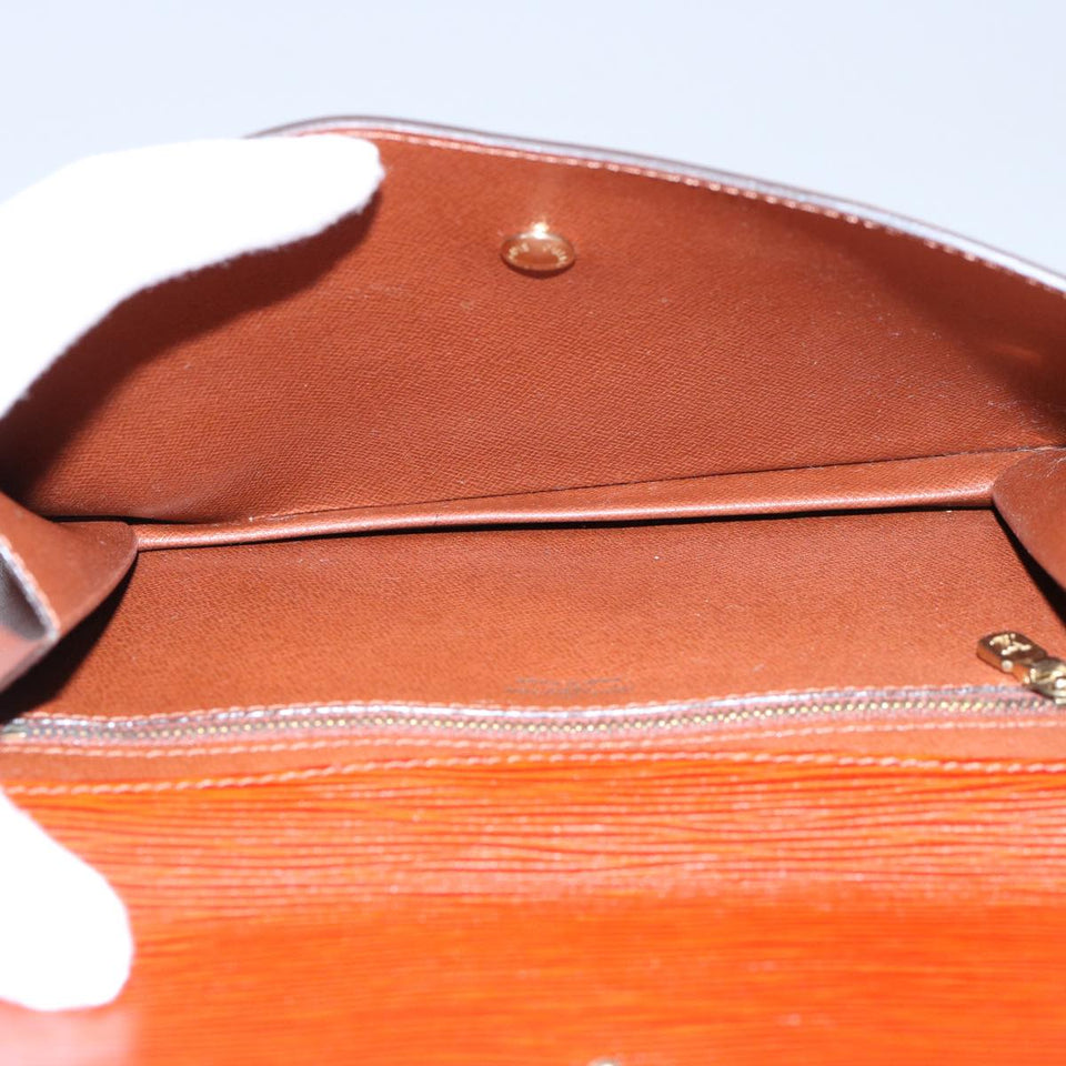 Louis Vuitton Montaigne  Leather Clutch Bag