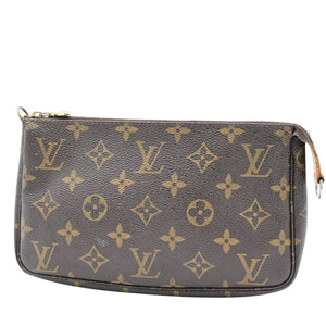 Louis Vuitton Pochette Accessoires  Canvas Clutch Bag