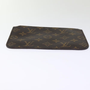 Louis Vuitton Neverfull  Canvas Clutch Bag