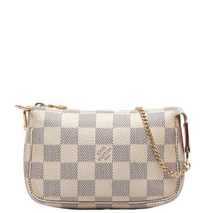 Louis Vuitton Pochette Accessoires  Leather Clutch Bag