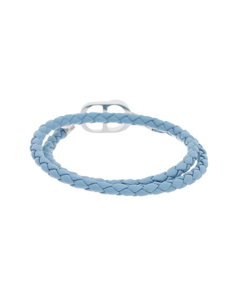 Dior 30 Montaigne Braided Leather Bracelet