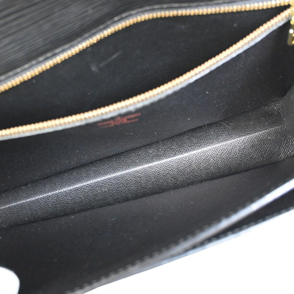Louis Vuitton Sellier Drangonne  Leather Clutch Bag