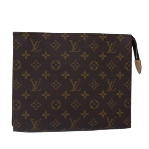 Louis Vuitton Poche Toilette  Canvas Clutch Bag