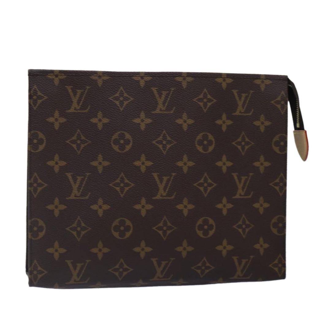 Louis Vuitton Poche Toilette  Canvas Clutch Bag