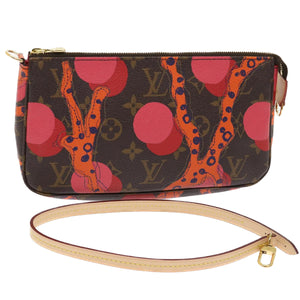 Louis Vuitton Pochette Accessoire  Canvas Clutch Bag