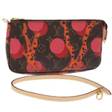 Louis Vuitton Pochette Accessoire  Canvas Clutch Bag