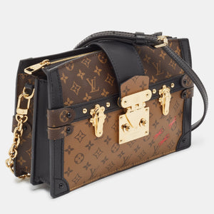 Louis Vuitton Reverse Monogram Canvas Trunk Clutch Bag
