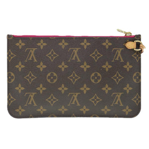 Louis Vuitton Neverfull Pouch  Canvas Clutch Bag