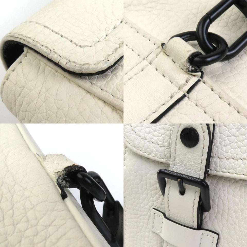 Louis Vuitton Christopher  Leather Clutch Bag