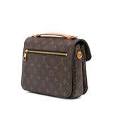 Brown Louis Vuitton Monogram Pochette Metis Satchel