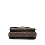 Brown Louis Vuitton Monogram Pochette Metis Satchel