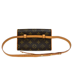 Louis Vuitton Pochette Florentine  Canvas Clutch Bag