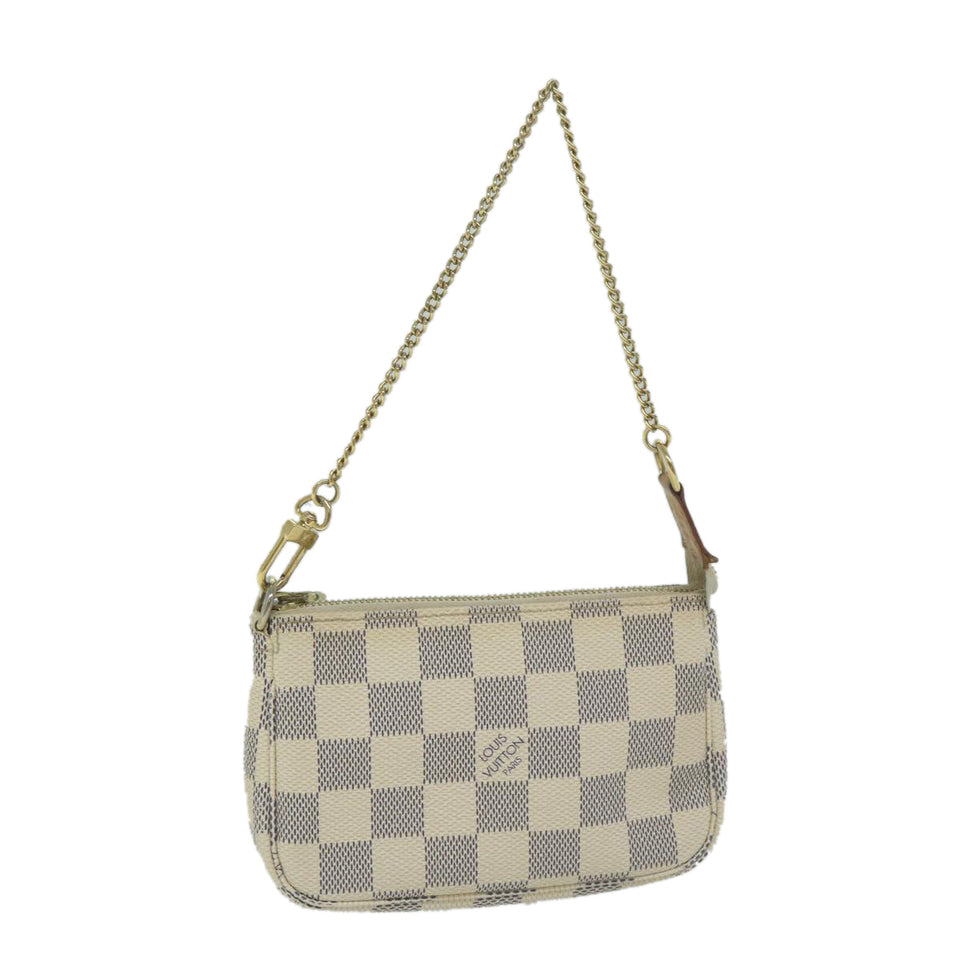 Louis Vuitton Pochette Accessoire  Canvas Clutch Bag