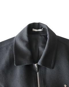 Dior Zipped Jacket in Black Virgin Wool