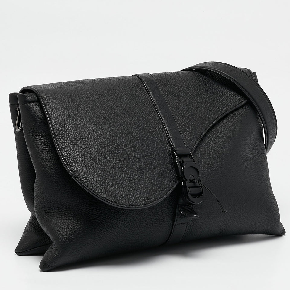 Dior Black Leather Pillow Bag