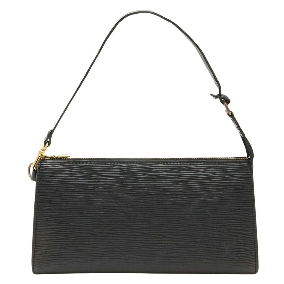 Louis Vuitton Pochette Accessoire  Leather Clutch Bag