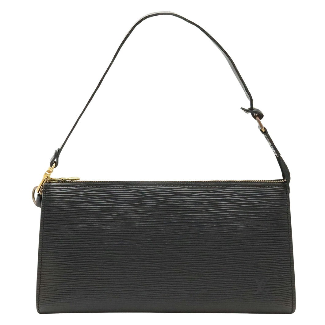Louis Vuitton Pochette Accessoire  Leather Clutch Bag