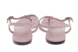 Chanel Purple Studded Suede Sandals SZ 42