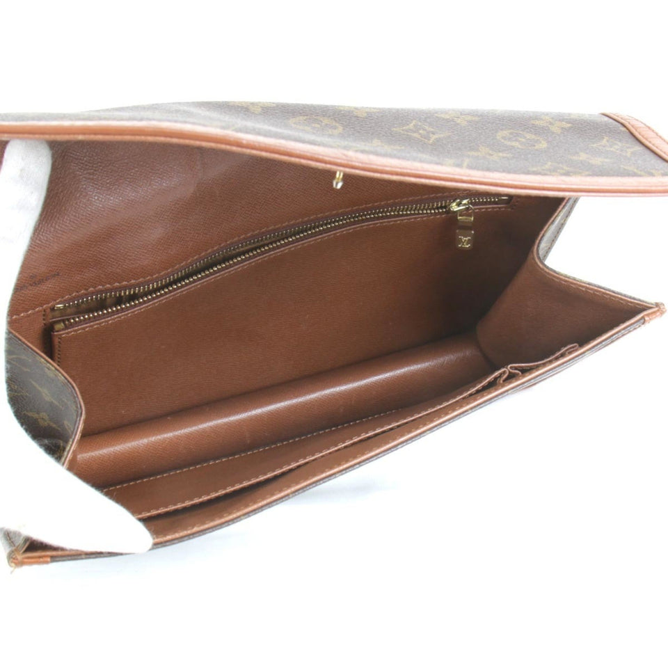 Louis Vuitton Pochette Dame  Canvas Clutch Bag
