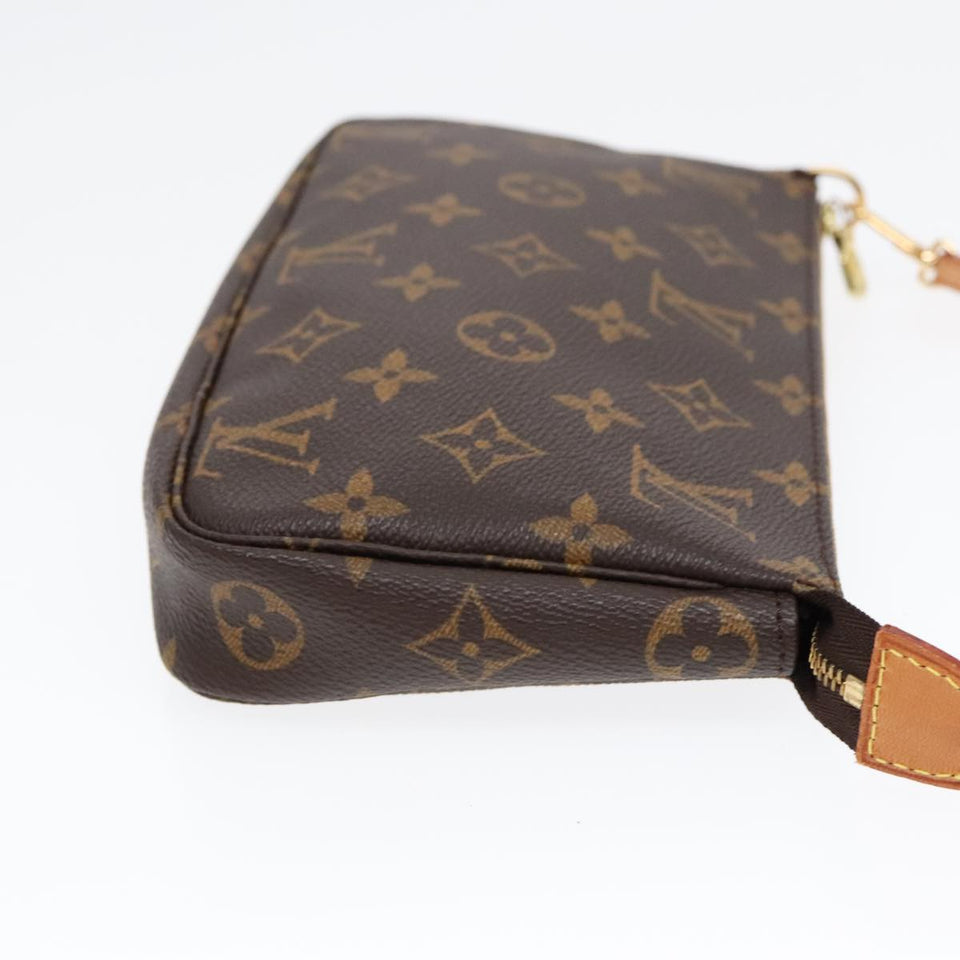 Louis Vuitton Pochette Accessoire  Canvas Clutch Bag