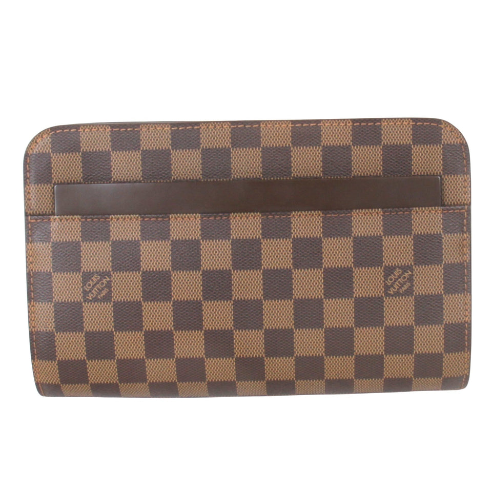 Louis Vuitton Saint Louis  Canvas Clutch Bag