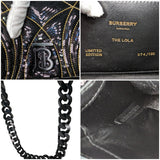 Burberry Lola Small Quilted Sequin Chain Shoulder Bag