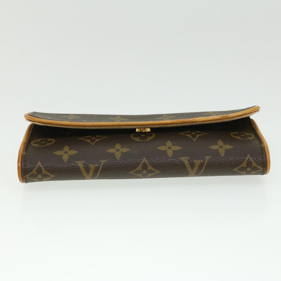 Louis Vuitton Pochette Twin  Canvas Clutch Bag