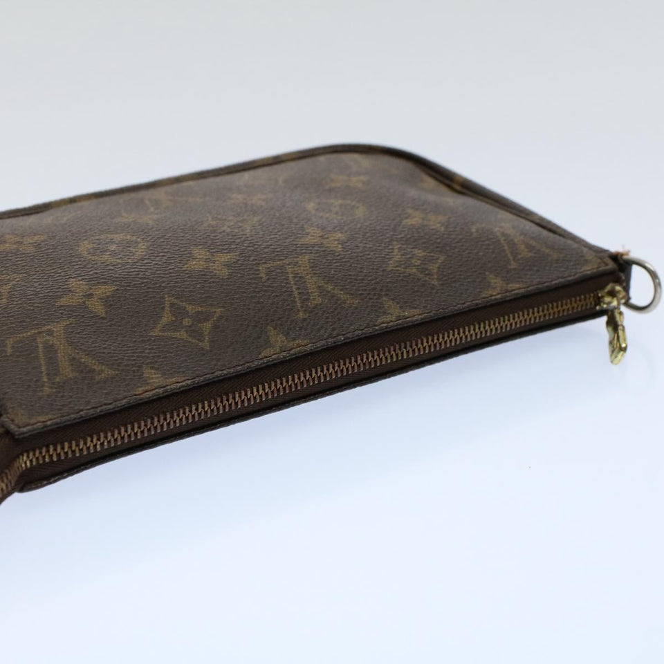 Louis Vuitton Pochette Accessoire  Canvas Clutch Bag
