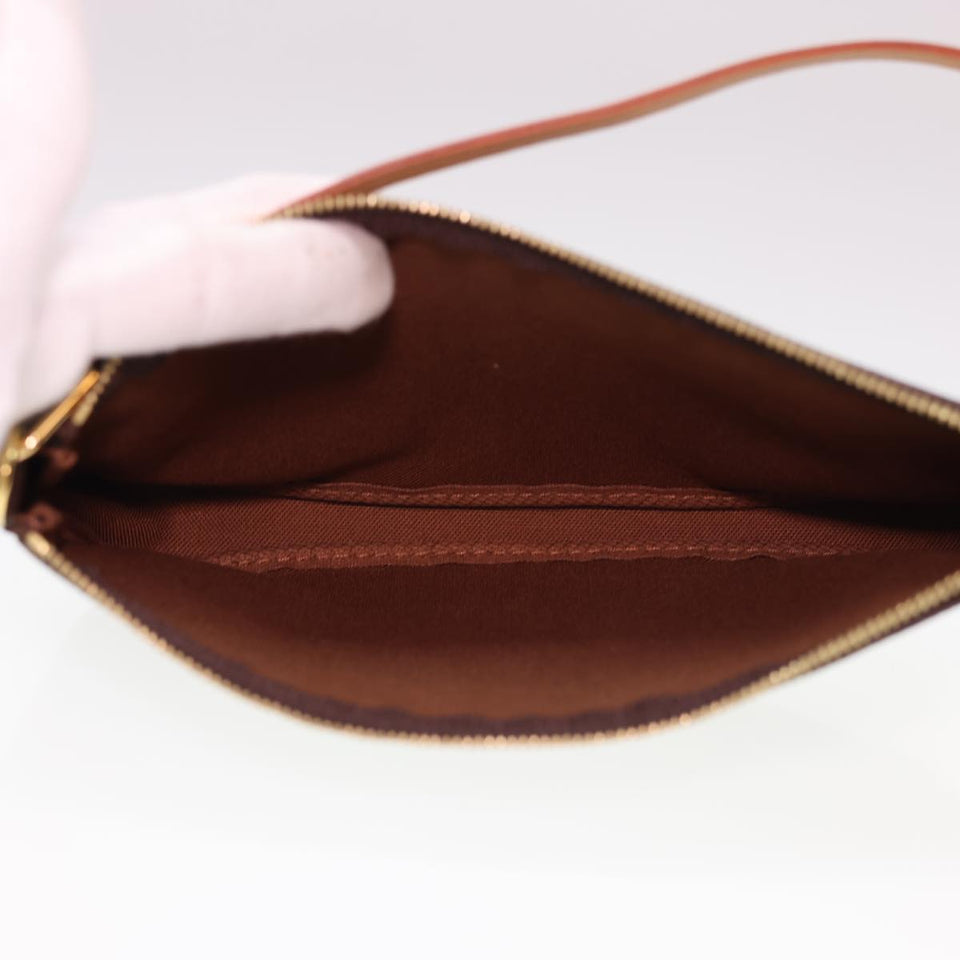 Louis Vuitton Pochette Accessoires  Canvas Clutch Bag