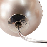 Dior Tribales Pealescent Faux Pearls Crystal Orbital Pin Earrings