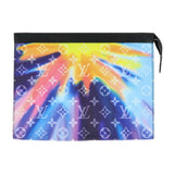 Louis Vuitton Pochette Voyage  Canvas Clutch Bag