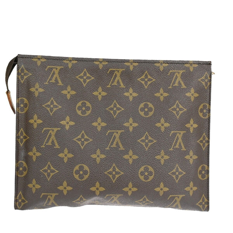 Louis Vuitton Poche Toilette  Canvas Clutch Bag