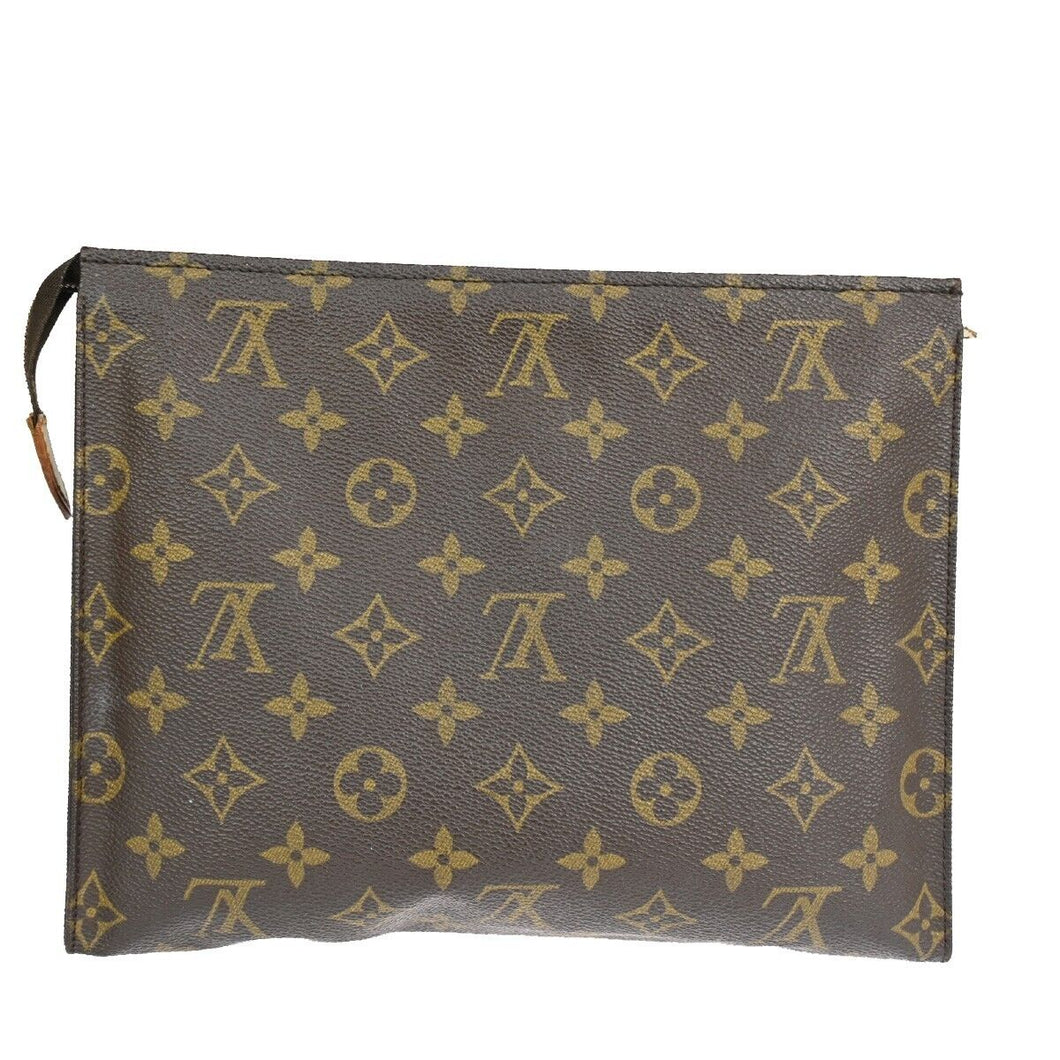 Louis Vuitton Poche Toilette  Canvas Clutch Bag